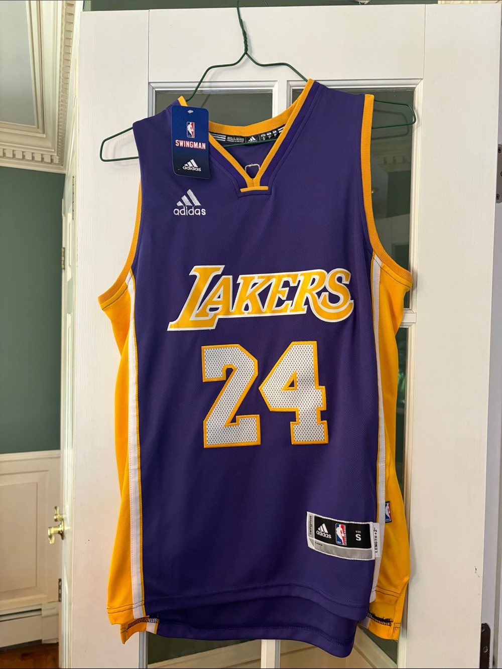 adidas Los Angeles Lakers #24 Purple & Gold Jersey
